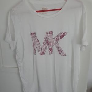 Mk white tee